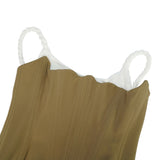 Charleigh Mini Dress Brown Bustier Panel