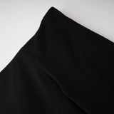 Jayla Maxi Dress Black Off-Shoulder with High Thigh Slit