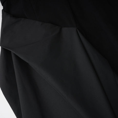 Jayla Maxi Dress Black Off-Shoulder with High Thigh Slit