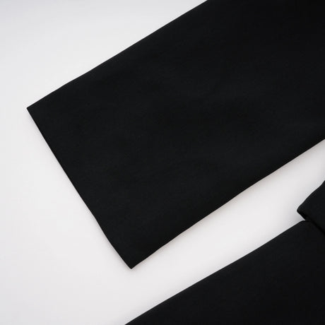 Jayla Maxi Dress Black Off-Shoulder with High Thigh Slit