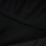 Yoliswa Black OffShoulder Maxi Dress with High Thigh Slit