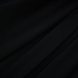 Zeliha Black One Shoulder Cross Front Ruched Maxi Dress