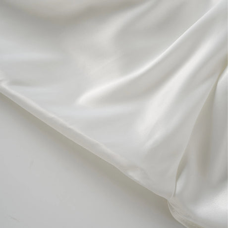 Landry Mini Dress White Ruched Ribbon Detail
