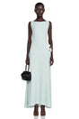 Lorelei Maxi Dress Green Cut-Out with 3D Petals